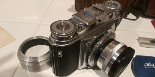 Voigtlander Prominent Camera Ultron 1:2 50 Lens Walz Filters 35mm Case,