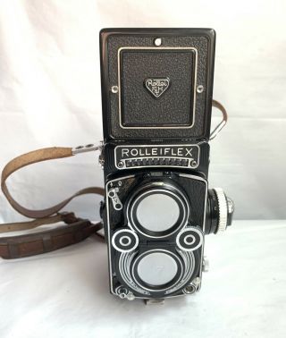 Rolleiflex 3.  5 F Type I Tlr Camera W/ Xenotar Lens 2203056 (serviced By Pro)