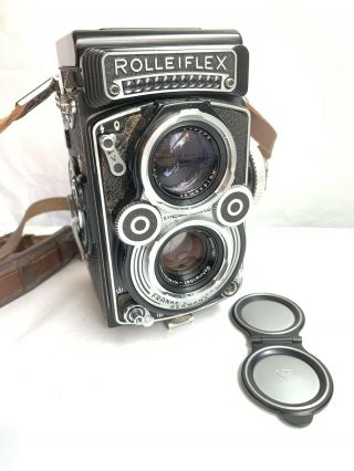 Rolleiflex 3.  5 F Type I TLR Camera w/ Xenotar Lens 2203056 (Serviced by Pro) 8