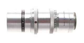 Dallmeyer London 4” F/4.  5 Telephoto C - Mount Lens Shade Hood Serial Nr.  323334 6