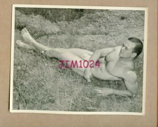 Vintage 1950s Western Photography Guild Gay Male Mens Physique Risque Art Photo -