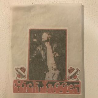 Vintage Mick Jagger Iron On Vintage Shirt Transfer 1970s Rolling Stones