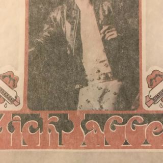 Vintage Mick Jagger Iron On Vintage Shirt Transfer 1970s Rolling Stones 3