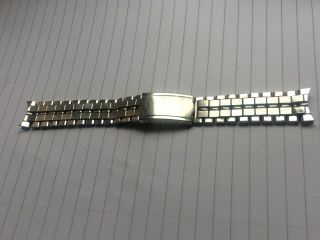 J.  B Champion Vintage Stainless Steel Watch Bracelet - 18mm Endpieces - Exc Cond