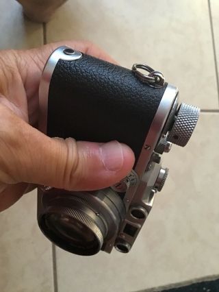 Leica Leitz 3C,  IIIC Camera With Summar 5cm F2 Lens & Case. 6