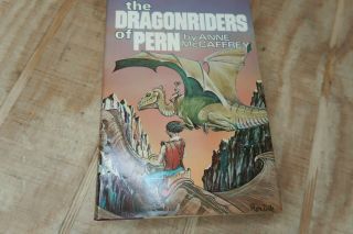 Vintage Dragonriders Of Pern By Anne Mccaffrey Hardcover With Dust Jacket 1978