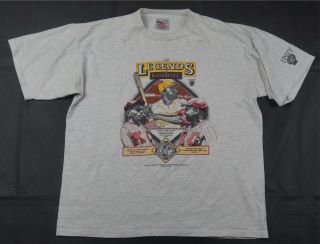 Rare Vintage The Legends Of Baseball Negro Leagues T Shirt 90s Paige Robinson L