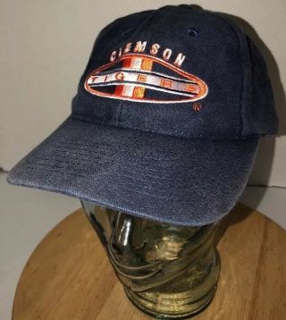 Vintage Clemson Tigers 80s 90s Sports Specialties Logo Hat Cap Snapback Ncaa