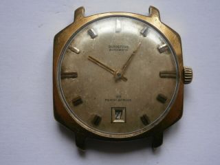 Vintage Gents Wristwatch Gladstone Automatic Watch Spares Eta