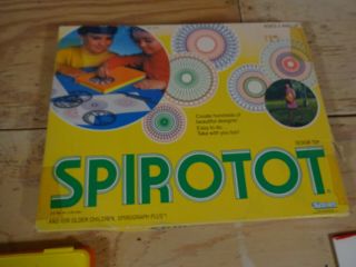 Vintage 1988 KENNER SPIROTOT Spirograph Kids Art Toy Game w/ Box & Instructions 2
