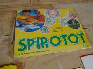 Vintage 1988 KENNER SPIROTOT Spirograph Kids Art Toy Game w/ Box & Instructions 5