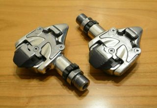 Shimano Dura Ace Pd - 7410 Pedals Spd Road Cycling Clipless Mtb Vintage