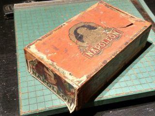 Vintage 10 Cent Cigar Box,  Powel & Goldstein,  Napoleon Goldies