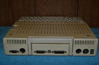 Vintage Apple IIc Portable Computer A2S4000 w/joystick,  R/F Adapter 3