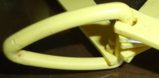 Vintage Tupperware Set of 6 Yellow Measuring Spoons on Ring 4