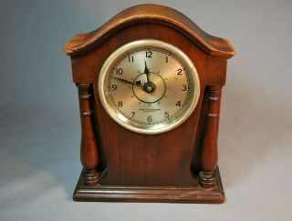 Vintage Hamilton Sangamo Synchronous Electric Mantel Clock S - 401