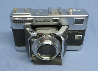 Voigtlander Vitessa 35mm Folding Rangefinder Camera w/Ultron 50mm f2 Lens & Case 2
