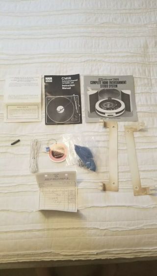 1970s Weltron 2005 Stereo System With Paperwork and Stand. 10