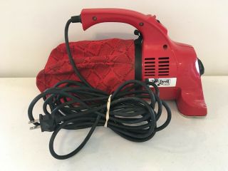 Vtg Electric Red Dirt Devil By Royal Portable Vacuum Cleaner Sweeper Model 103