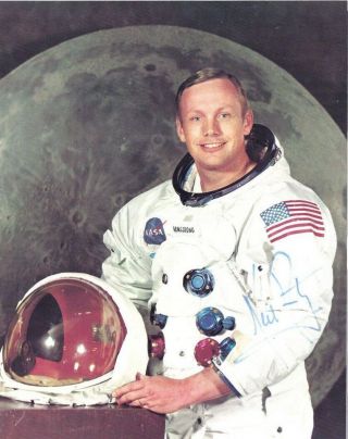 Neil Armstrong Vintage Signed 8x10 Photo Autograph Reprint