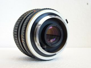 MINOLTA MC VFC ROKKOR - X 24mm f/2.  8 LENS & HOOD - ONE OWNER - NEAR 4