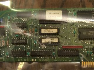 Vintage Apple II IIe IIgs SCSI Card 607 - 0291 - A OEM Computer 2