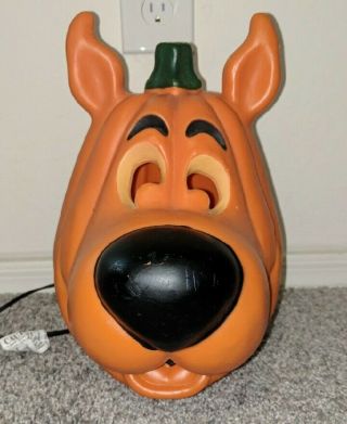 Vintage Scooby Doo Jack O Lantern Electric Plug In Halloween Light