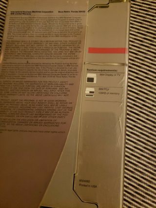 Vintage IBM PCjr Software MINE SHAFT Game Cartridge 5