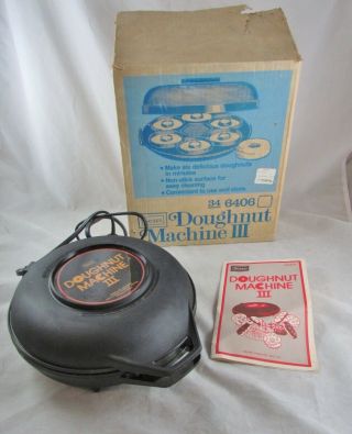 Doughnut Machine Iii Maker Recipes Vintage Sears Model 34 6406