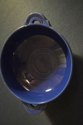 1930s Vintage Fiesta Cream Soup Bowls - Set of 2 - Turquoise,  Cobalt Blue 6