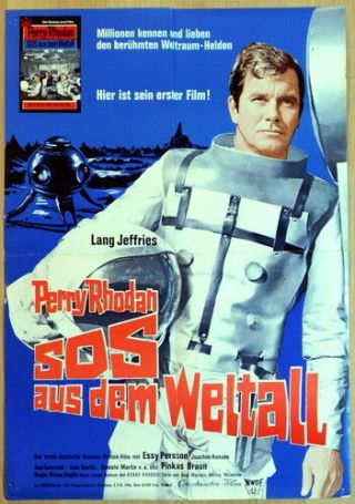 Perry Rhodan Mission Stardust Vintage Half Sheet Movie Poster 1967