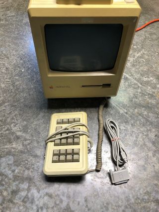 Apple Macintosh Plus Personal Computer With Model M0001a