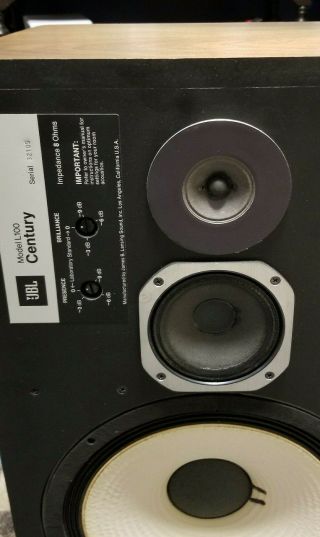 JBL L100 Century Speakers - First Generation with Consecutive Serial Numbers 10
