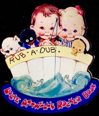 Rub - A - Dub By Lucie Attwell Vintage Children 