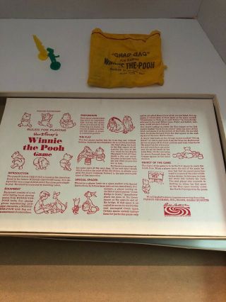 Vintage Board Game - Walt Disney ' s - WINNIE the POOH - Parker Brothers Inc. 5