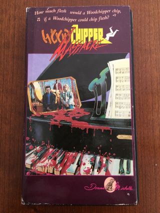Woodchipper Massacre VHS,  Vintage Horror,  Rare 2
