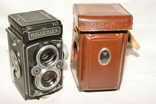 Rolleiflex Mx - Evs W/cs.  Synchro Compur 1/500th Shutter,  3.  5 Lens