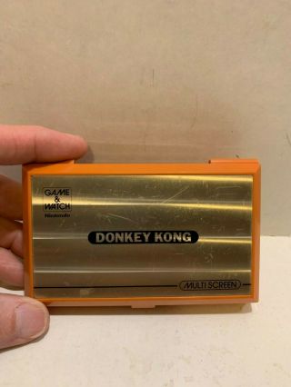 Vintage Nintendo Game & Watch Donkey Kong Multi Screen -
