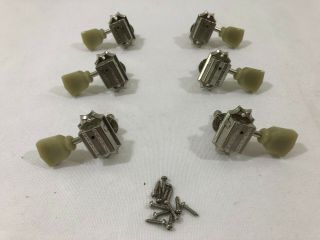 2007 Gibson Deluxe Vintage Green Tulip Tuners Tuning Pegs W/ Hw