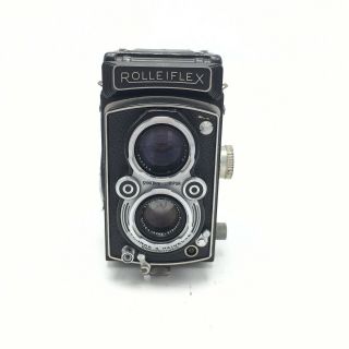 Rolleiflex Franke & Heidecke Synchro - Campur Camera W/ Case F/2.  8 75 Mm
