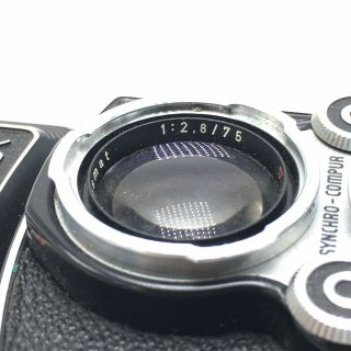 Rolleiflex Franke & Heidecke Synchro - Campur Camera w/ Case f/2.  8 75 mm 7