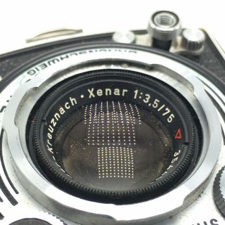 Rolleiflex Franke & Heidecke Synchro - Campur Camera w/ Case f/2.  8 75 mm 8