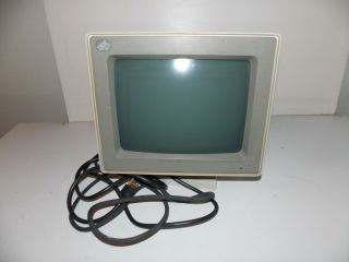 Vintage Old Ibm 8 Pin Ps/2 Monochrome Screen Computer Monitor Model 8503 8503001