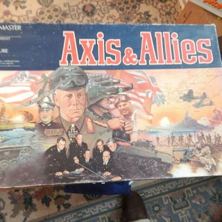 Vintage Axis & Allies Board Game Milton Bradley Game Master Series 1984 Parts