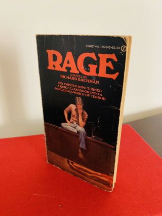 Rage First Print Stephen King Richard Bachman