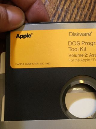 1983 Apple II DOS Programmers Tool Kit Dealer Only Complete 5 1/2 Floppy Wow 3