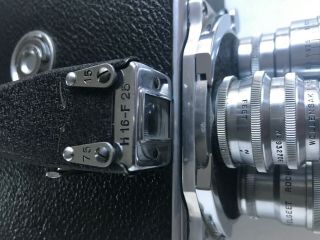 Bolex Paillard H16 16mm Cine Camera w/ 3 lenses,  case,  manuals and - 3
