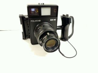 Polaroid 600 Se Range Finder Camera Mamiya 150 Mm 1:56 Lens No.  20080 And Back