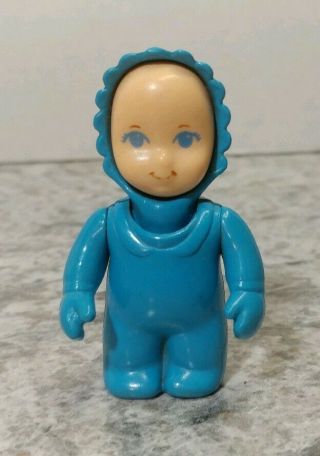 Vintage Little Tikes Dollhouse Infant Baby Boy Blue Outfit Replacement Piece