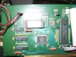 commodore amiga 2000,  genlock,  a2000 - ho hard card,  8up memory card,  a - talk card, 6